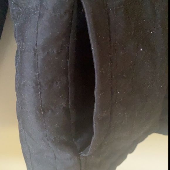 Lilly Pulitzer White Label Black Quilted Zipper Jacket S - Picture 14 of 15